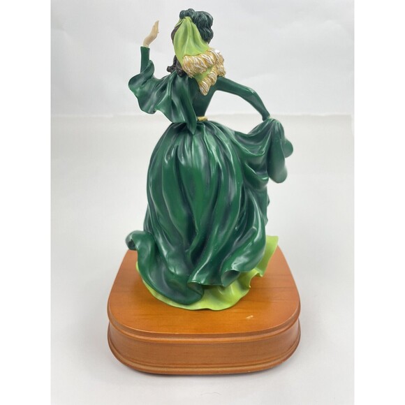 Gone With The Wind SCARLETT San Francisco Music Box Taras Theme Green Dress - Picture 3 of 8